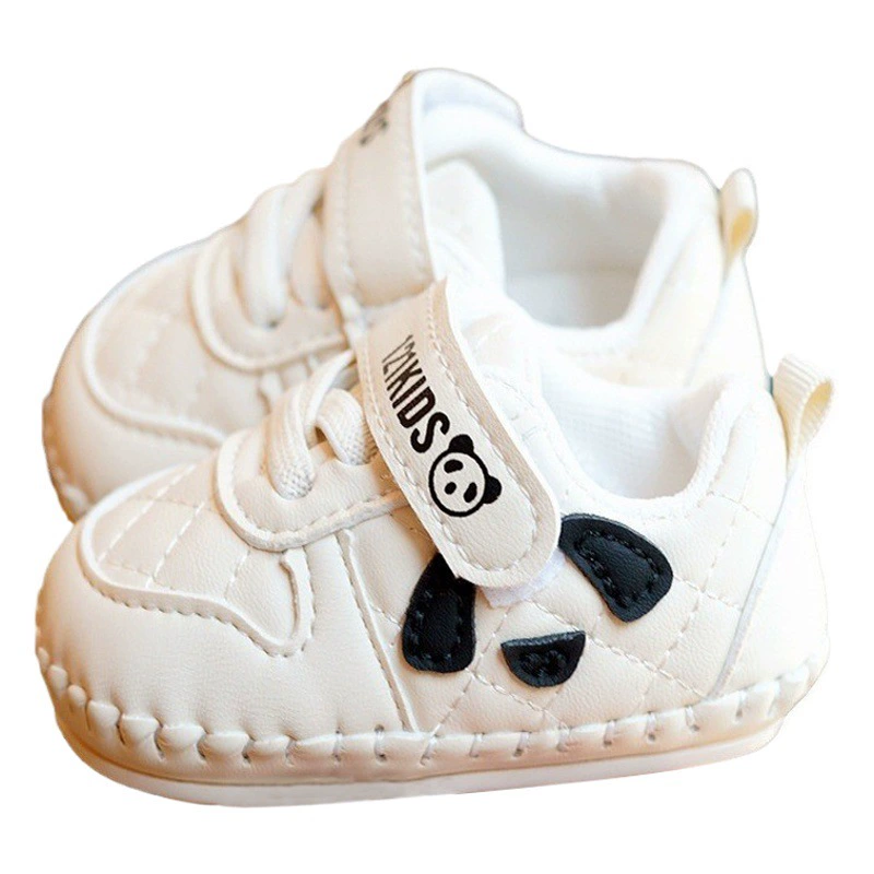 Детские мягкие нескользящие ботинки на весну и осень, новые, для малышей от 0 до 1 года, для начинающих, нескользящие.