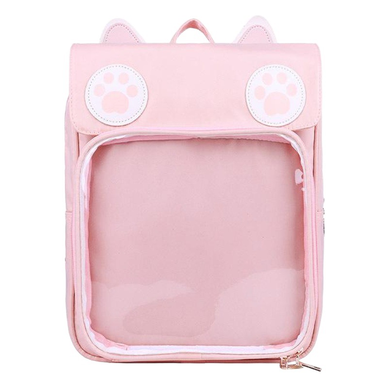 2023 New Korean Style Fashionable Backpack Transparent Backpack Women's Summer Women's Bag Student's Simple Jelly Bag