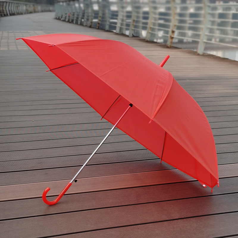 Plain environmental protection translucent umbrella small fresh long straight rod PC color props painting umbrella printable LOGO advertising umbrella Plain environmental protection translucent umbrella small fresh long straight rod PC color props painting umbrella printable LOGO advertising umbrella