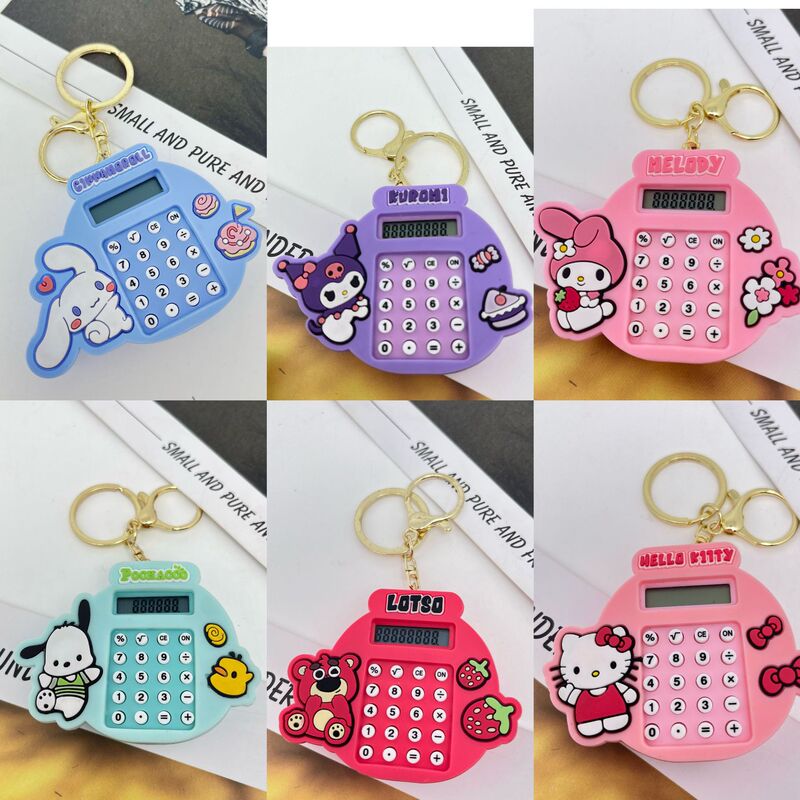 Sanrio Multifunctional Maze Keychain Computer Kulomi melody KT Cat Precision Calculator Pendant