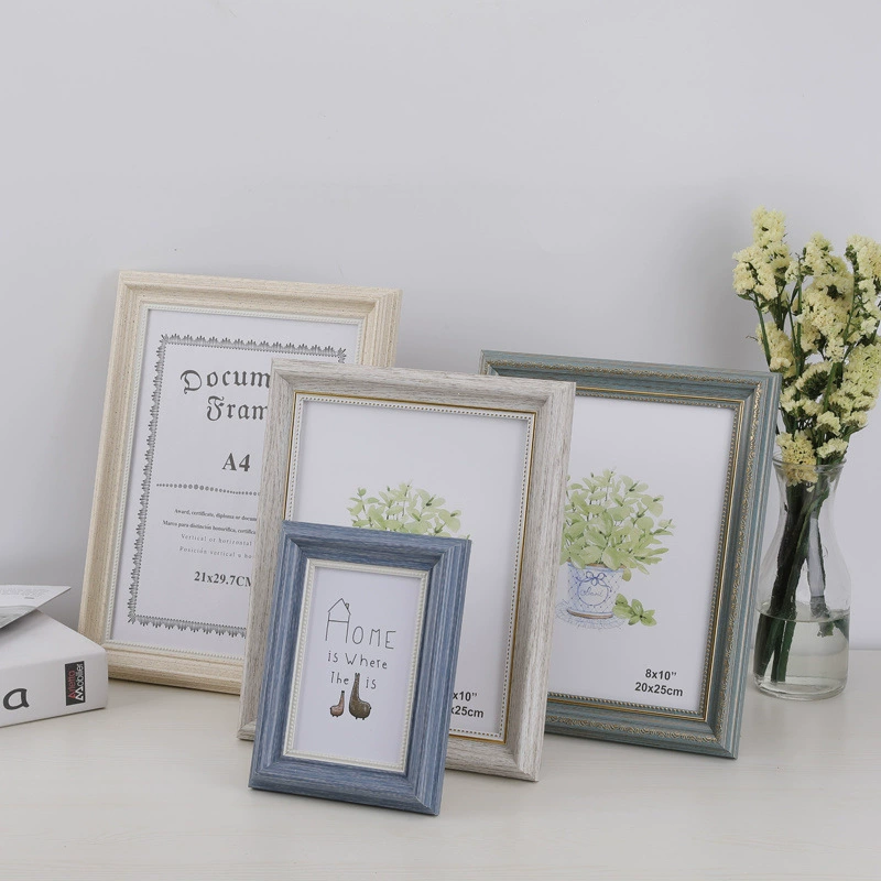 Повседневная современная креативная фоторамка, настольная наклейка для ногтей, рамка для украшения, фото стены, спальня, без перфорации, 5 дюймов 7