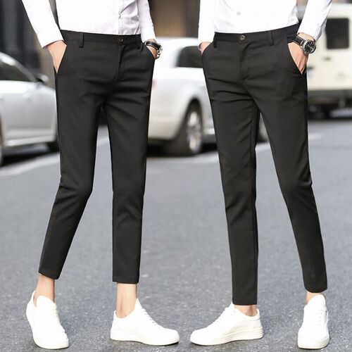 Autumn and Spring Men's Casual 9-inch Pants Men's Suit Pants 9-inch Pants Men's Slim Fit Suit Pants Small Foot Business Suit