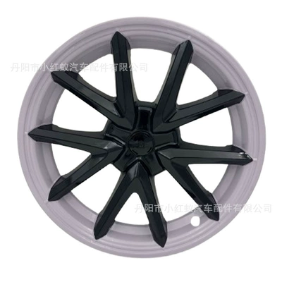 Hub cover: Wheel Hub Cover, Sports-Style Wheel - model-3-2019-2024-sport-edition-misty-gray-purple-four-piece-set