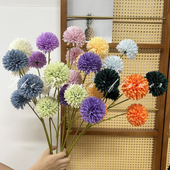 造花 3 ヘッドボール菊卓球フラワーアレンジメント結婚式の撮影小道具装飾アクセサリー人工造花卸売