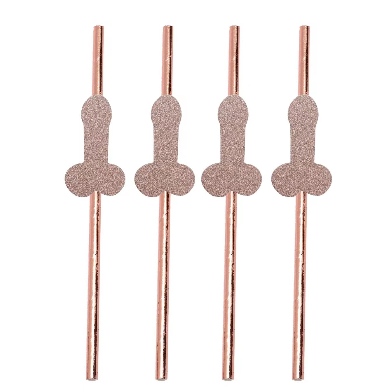 Pajitas para bodas, pajitas de papel para despedidas de soltero, pajitas de cartón desechables biodegradables, pajitas creativas con forma de hueso