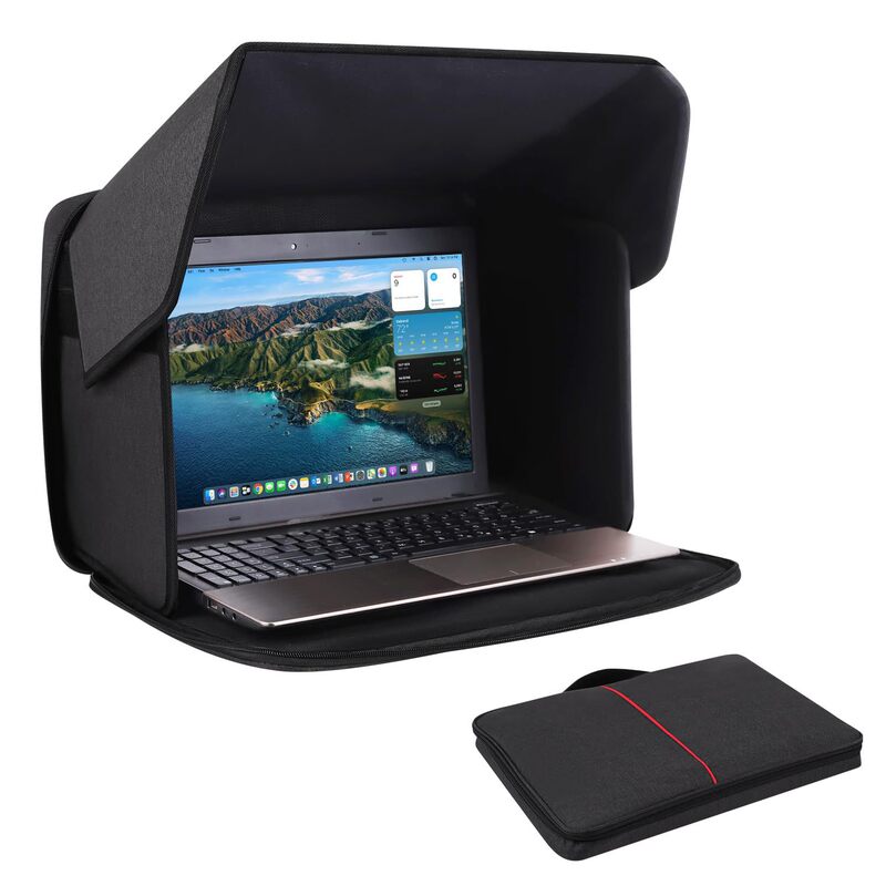 Outdoor Computer Privacy Cover Foldable Portable Sun Protection Cover External Glare Laptop Sunshade