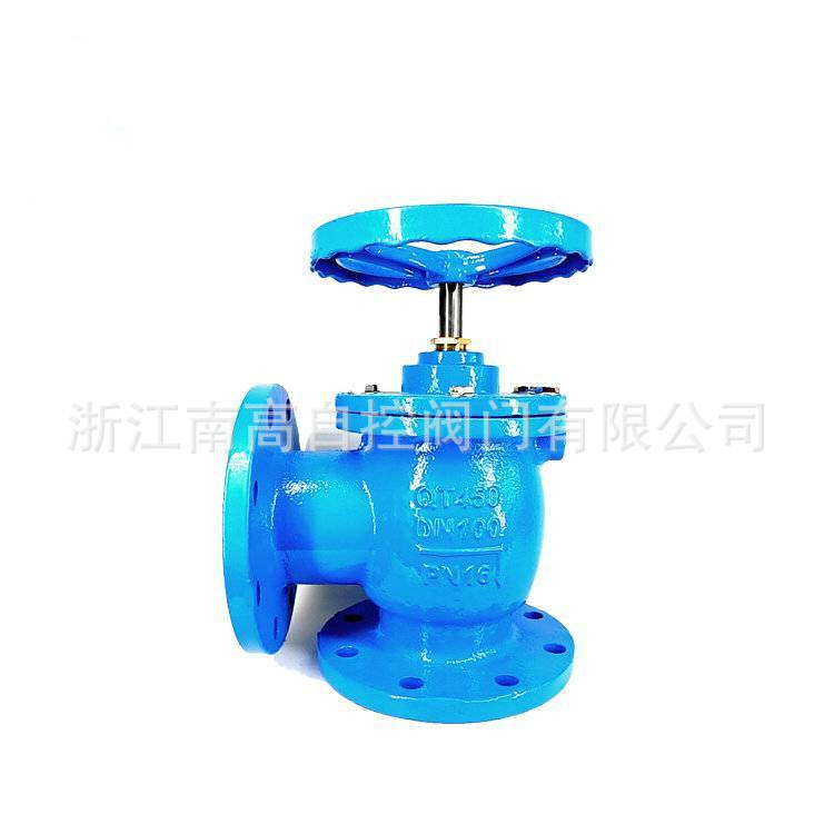 手动快开角式排泥阀池底排泥阀球墨铸铁瓯北阀门厂家SD44X-10Q