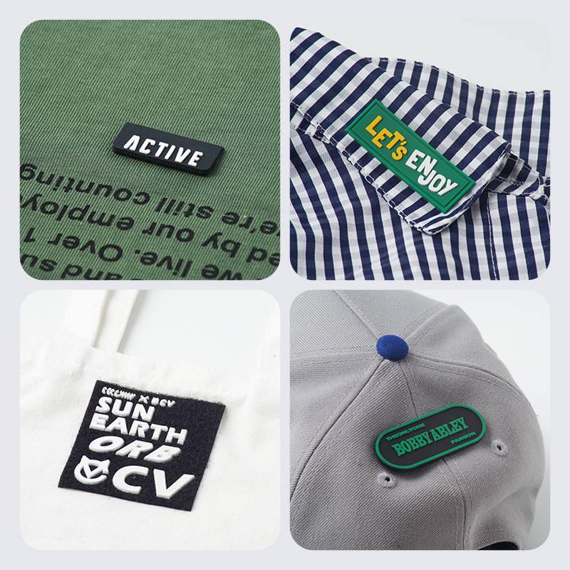 Parche/Etiqueta de PVC/Silicona Suave, Logo 3D, para Personalizar