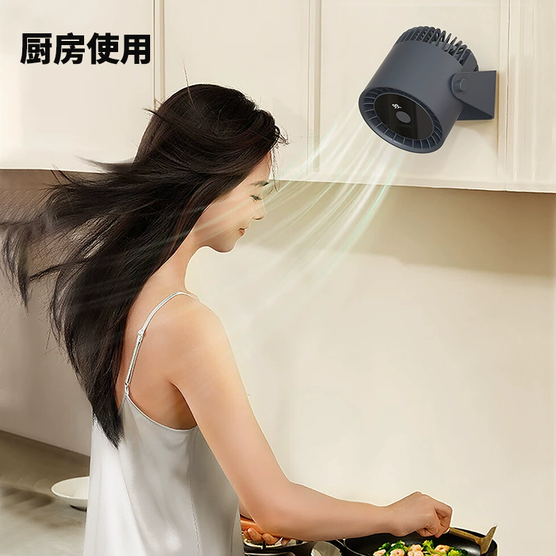 Трансграничные дома цифровой дисплей вентилятор циркуляции воздуха для кемпинга мини-USB зарядный вентилятор без пробки настольный турбо-вентилятор