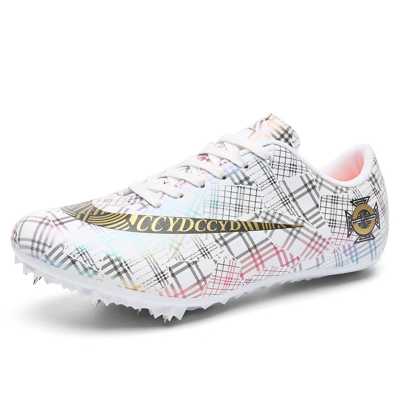 Nuevos zapatos de pista y campo de malla Transpirable Zapatos de uñas para hombres y mujeres jóvenes de pista y campo de entrenamiento juvenil zapatos de entrenamiento deportivo para jóvenes