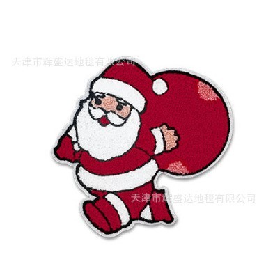 圣诞节仿羊绒地毯浴室卫生间玄关耐磨门垫地垫氛围感装饰脚垫子|undefined