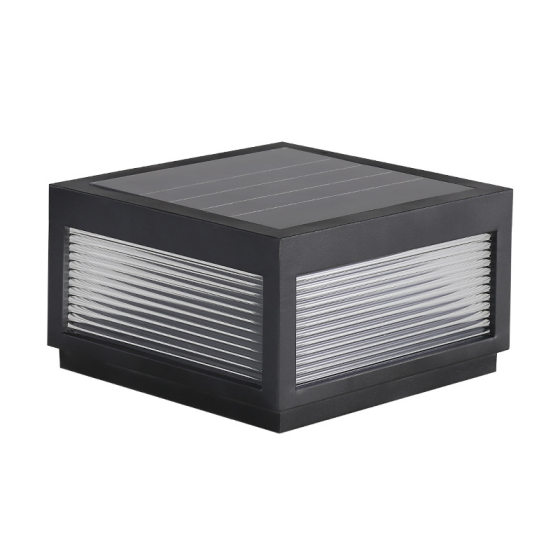 Solar Column Lamp Outdoor Garden Lamp Electric Villa Door Wall Lamp Garden Modern Waterproof Column Lamp