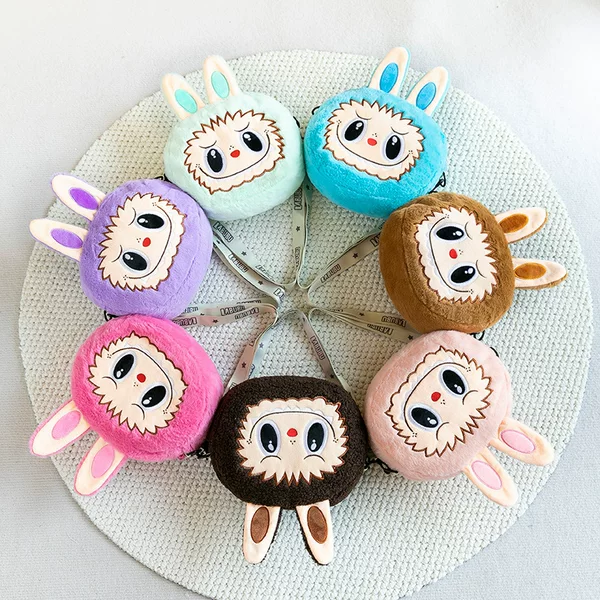 New Color Rags Plush Bag Children's Casual Doll Bag Girl's Cartoon Creative Snacks Portable Shoulder Bag