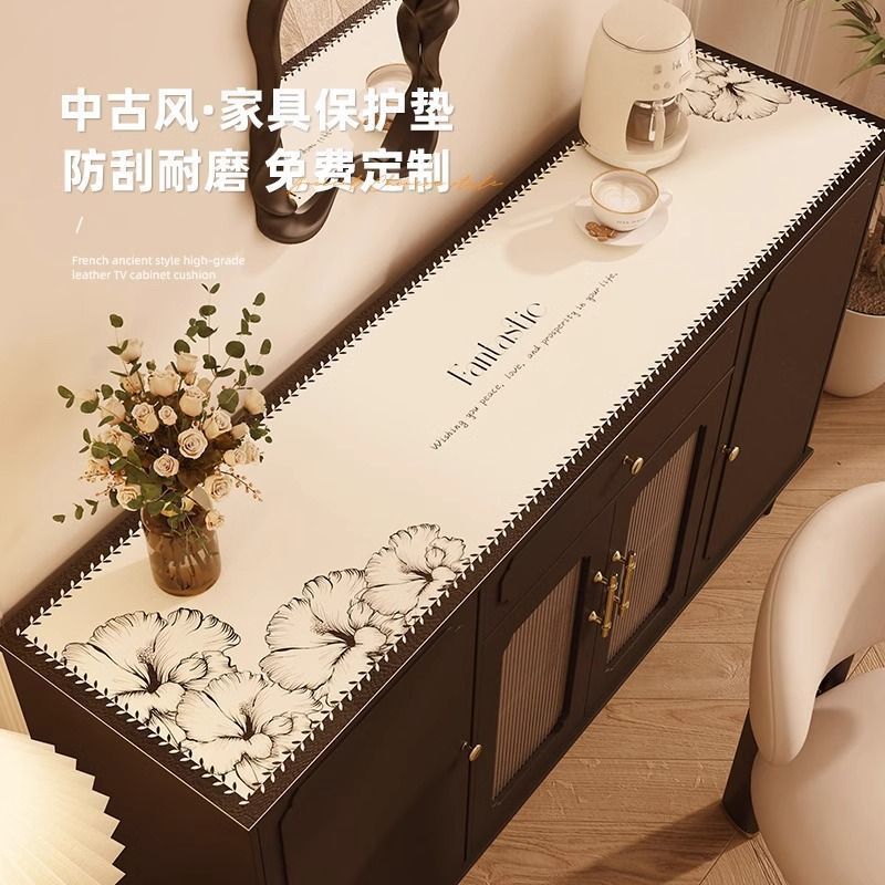 仲夏 电视柜垫防水防油桌垫鞋柜台面盖巾防脏保护垫|undefined