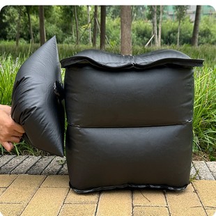 Leather pvc inflatable stool outdoor camping inflatable stool anti-dirty picnic stool high-speed rail non-seat portable stool