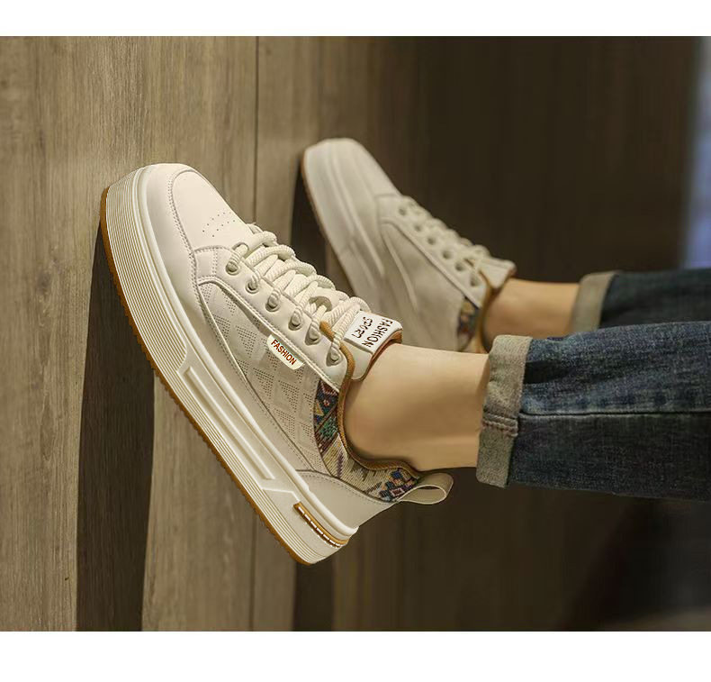 Giày sneaker trắng nam cổ thấp, nhẹ nhàng thoáng khí, phong cách retro dễ phối đồ — R 565m Trắng, R 565m thẻ chi tiết 5