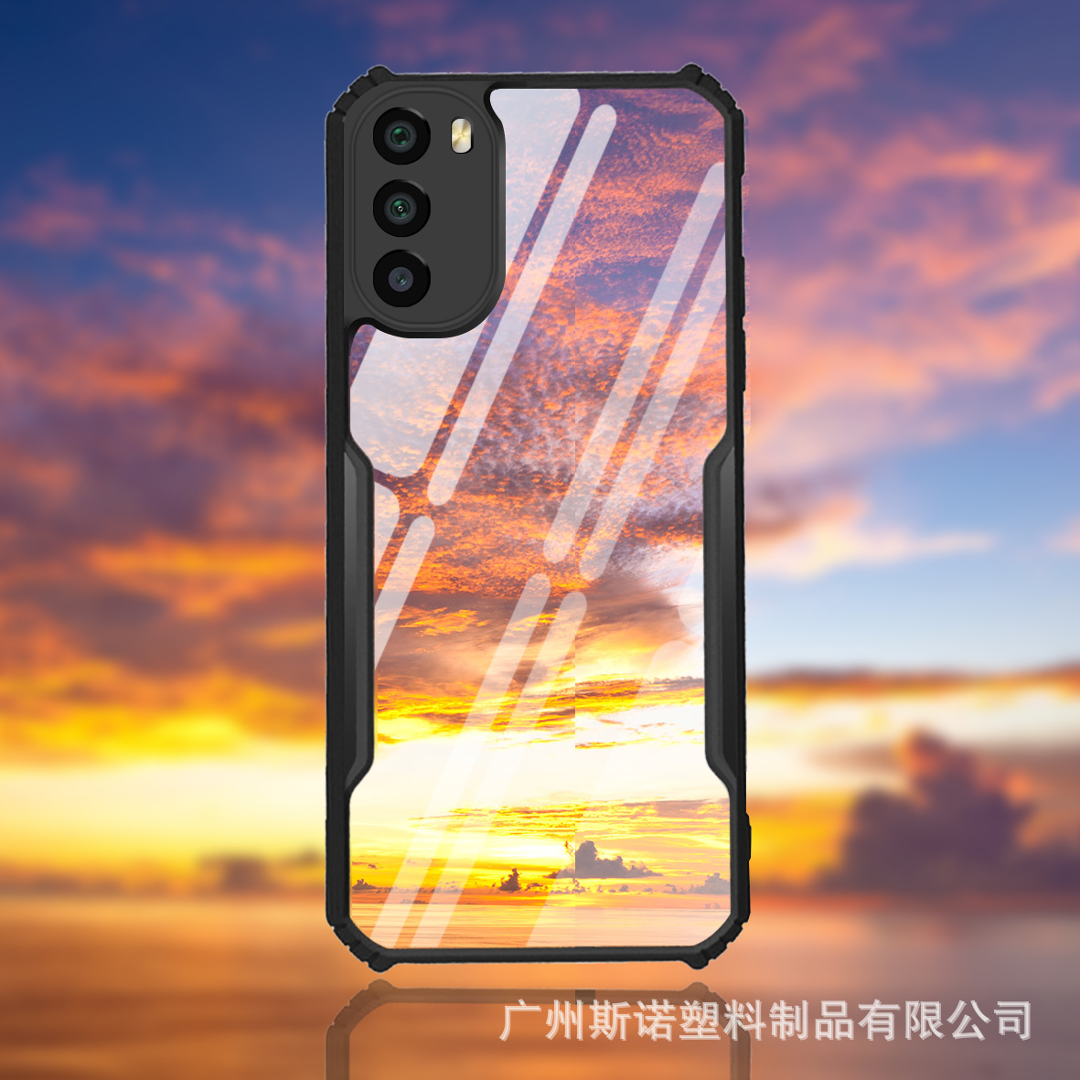 适用摩托罗拉Moto G40手机壳G60透明亚克力G10全包G20精孔保护套