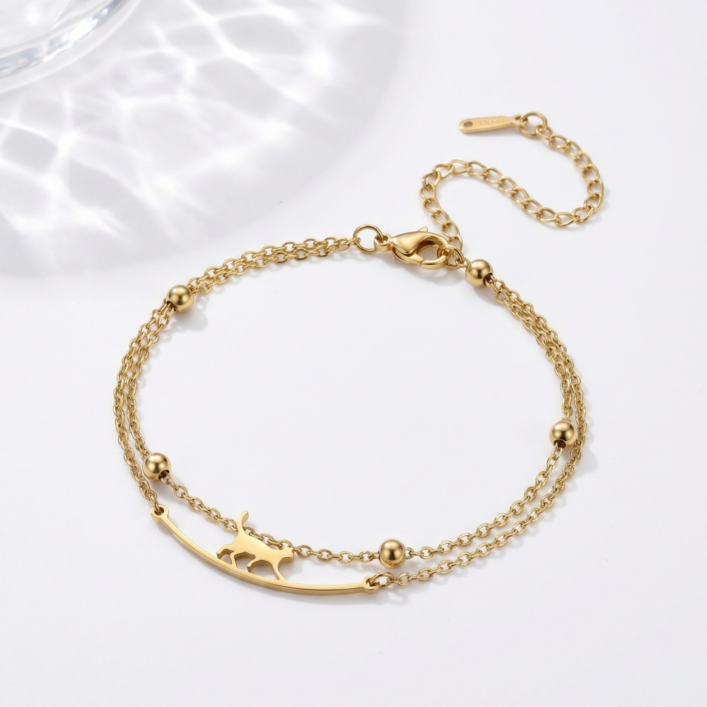 cute ankle bracelet for walking stainless steel