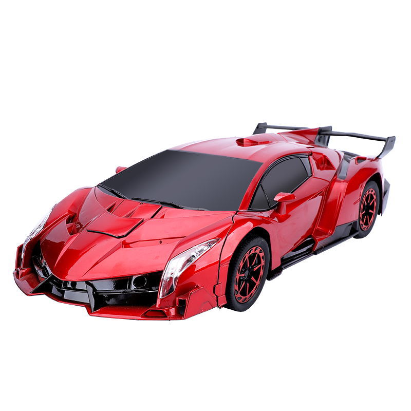 Control remoto de deformación de detección de gestos coche de carreras de cuatro ruedas recargable King Kong robot niño niño coche de juguete súper grande