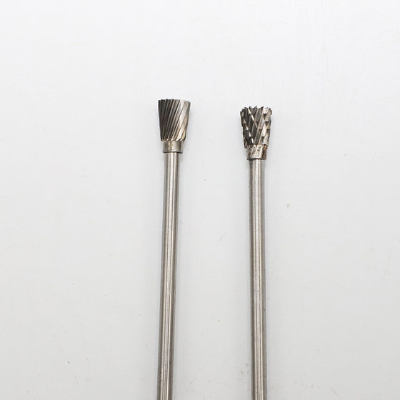 Sanding head lengthened tungsten steel grinding head 3mm shank set carbide rotary file electric rotary cutter head tungsten steel milling cutter