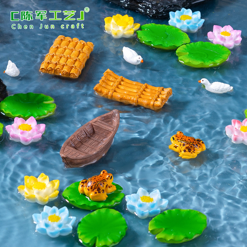 Micro-Landscape Creative Floating Wood Boat Bamboo Raft Fish Tank Aquarium Landscaping DIY Decorative Accessories Mini Miniature Ornaments Micro-Landscape Creative Floating Wood Boat Bamboo Raft Fish Tank Aquarium Landscaping DIY Decorative Accessories Mini Miniature Ornaments