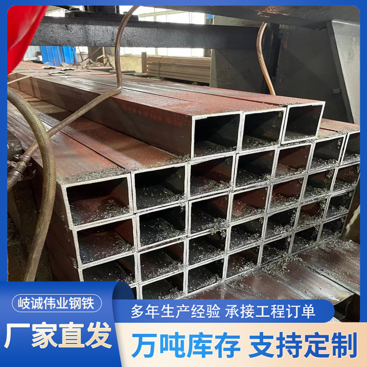 方管35*65 Q355B伸缩套管65*65 20#无缝方管开槽加工矩形管方通