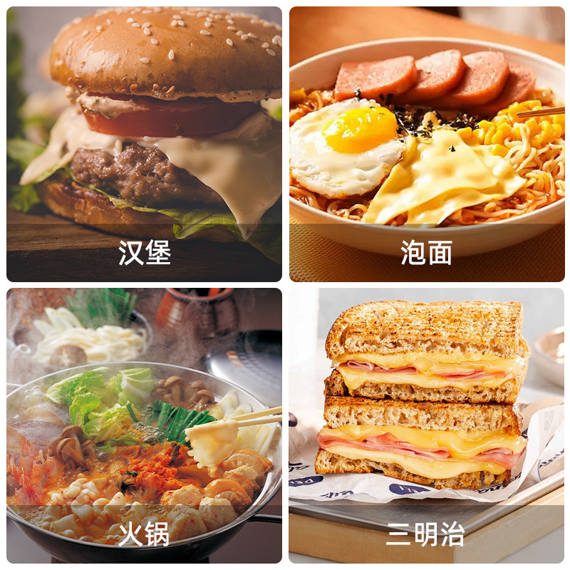 烘焙安佳芝士片84片橙色再制车达芝士片商用车达奶酪片黄片1040g|undefined