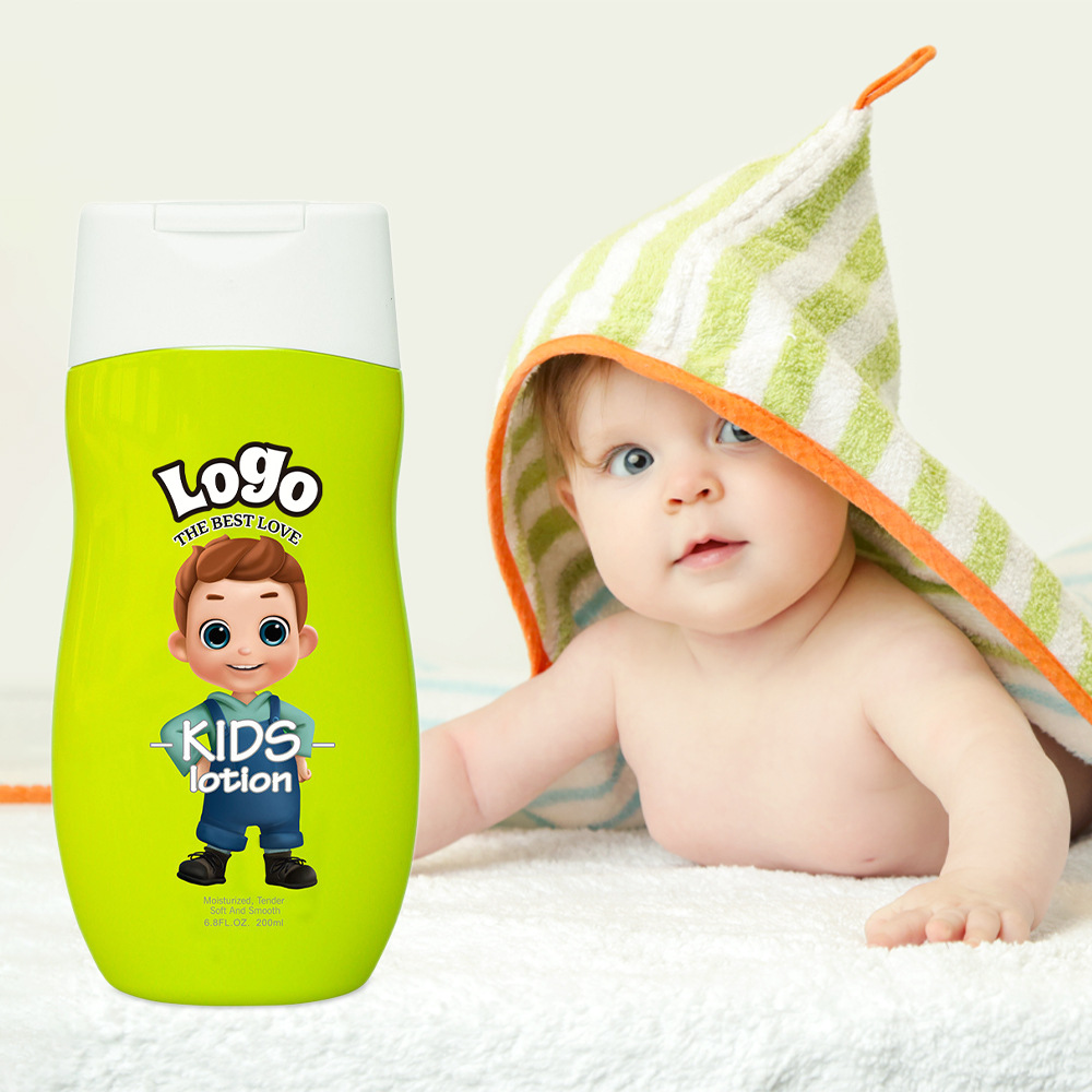 Cross-Border Exclusive Popular 200g Baby Massage Moisturizing Lotion Moisturizing and Soothing Skin Body Lotion Factory Customized Direct Batch