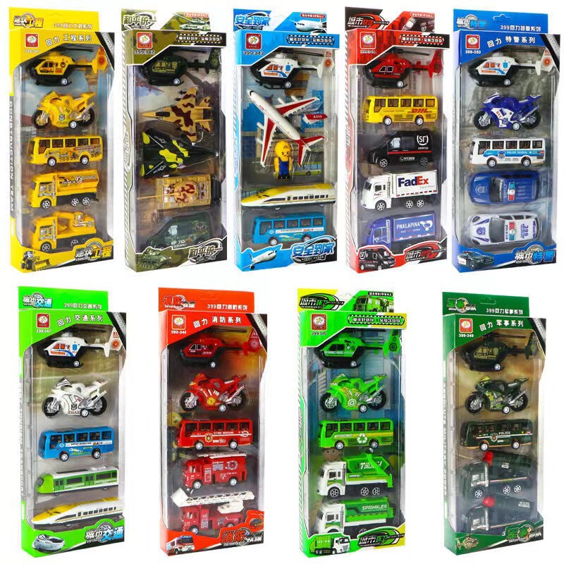 Children's Toys Engineering Vehicle Police Fire Toy Car Car Pull Back Car Boy Baby Set Wholesale Children's Toys Engineering Vehicle Police Fire Toy Car Car Pull Back Car Boy Baby Set Wholesale