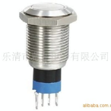 供应不锈钢按钮开关 金属按钮 厂家直销 物美价廉 LAS2-16F