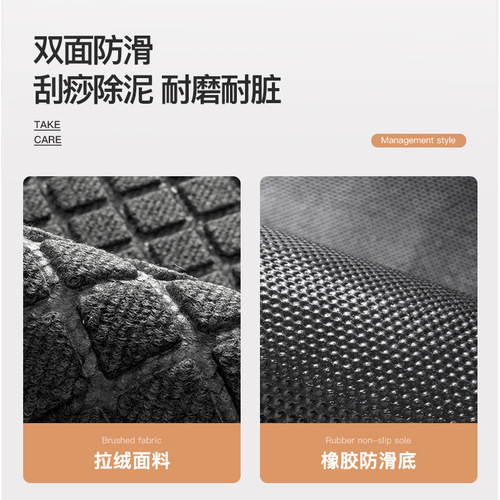Entry mat, doormat, welcome mat, indoor door mat, water-absorbent anti-slip rug, home entrance mat, dust-free mat for front door