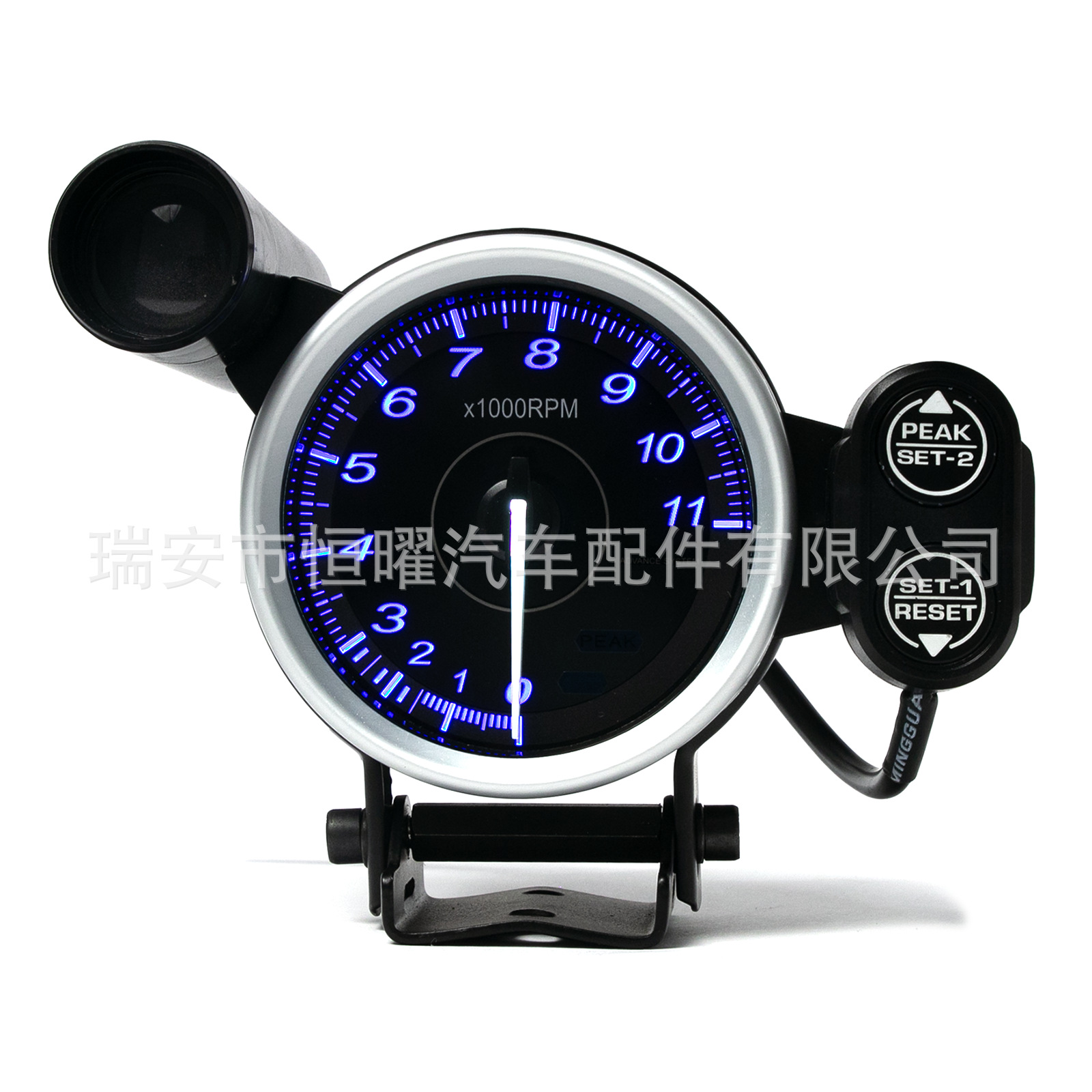80mm 3.75 inch Tachometer 11000 RPM A17 Color Backlight Digital Display