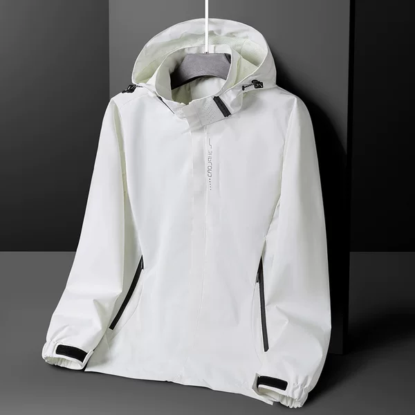 Popular New Men's Spring and Autumn Outdoor Single-Layer Jacket, Couple's Thin Mountaineering Coat, High-Quality