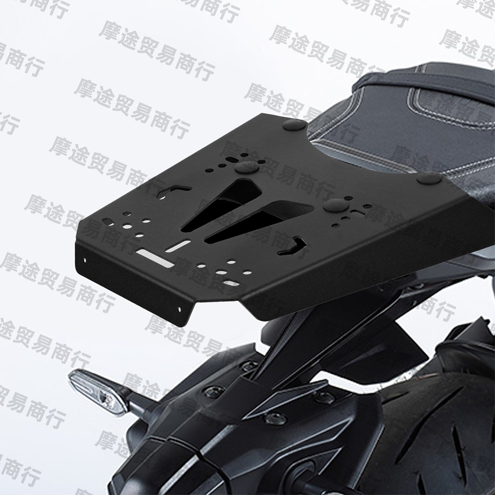 Suitable for Yamaha Tricity modified tail box bracket, carbon steel rear rack with a load capacity of 15KG, motorcycle tail rack