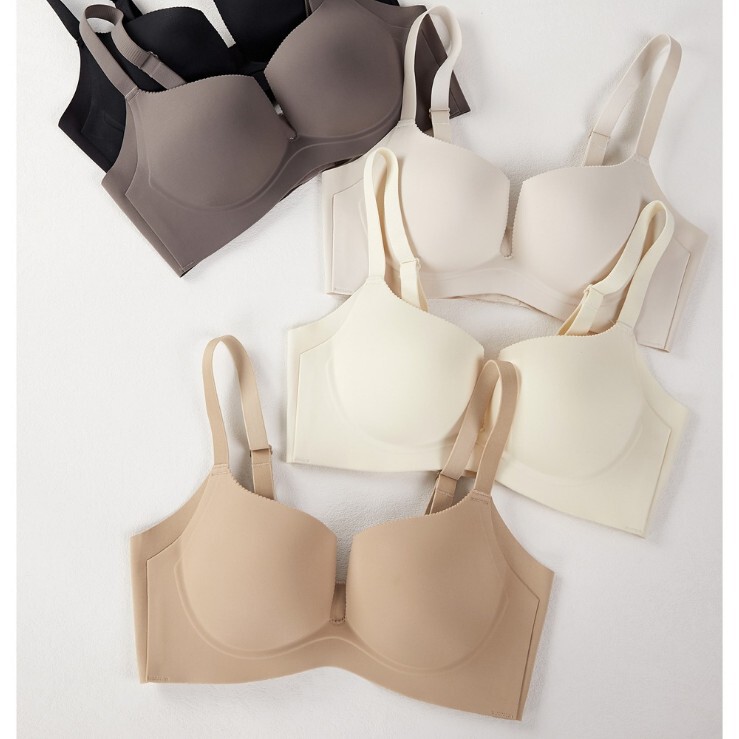 2589 Genuine Non-Wired Bra for Small Breasts, Push-Up and Auxiliary Breast Reduction, Seamless Adjustable Intimates for Women, Thin Light Breast Cotton