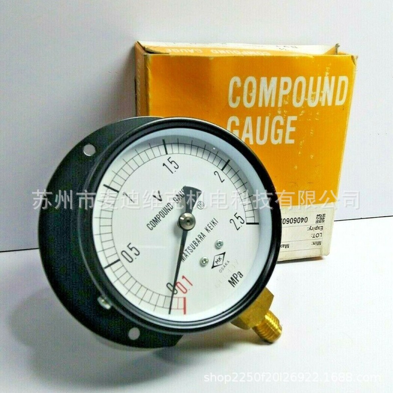 Matsubara keiki 品牌真空压力表ME-102A-00型号CSA和CE认证仪表