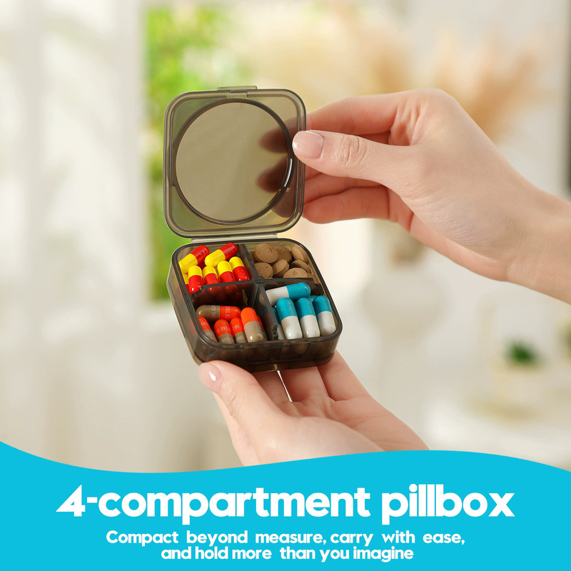 Pill Box Cross-Border Detachable Multi-Functional Portable Medicine Box with 7 Layers That Can Be Assembled as Desired, Large Capacity Portable Medicine Box