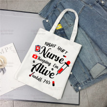 羳QNurse Printed Tote Bag Women Harajuku Shӡԭ