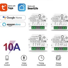 zigbee智能通断器开关模块带电量wifi涂鸦智能1-2路计量开关模块