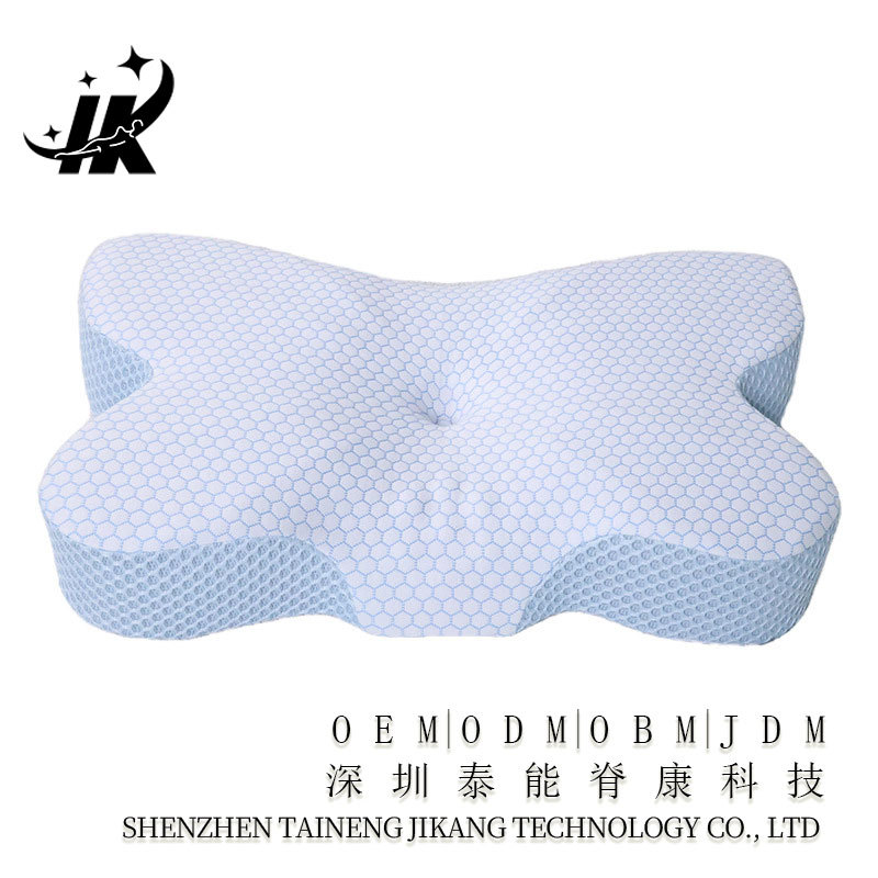 OEM personalizado memoria de algodón explosión tipo mariposa almohada de tracción cervical transfronteriza almohada de tracción ergonómica función de protección del cuello dormir lateral image 25