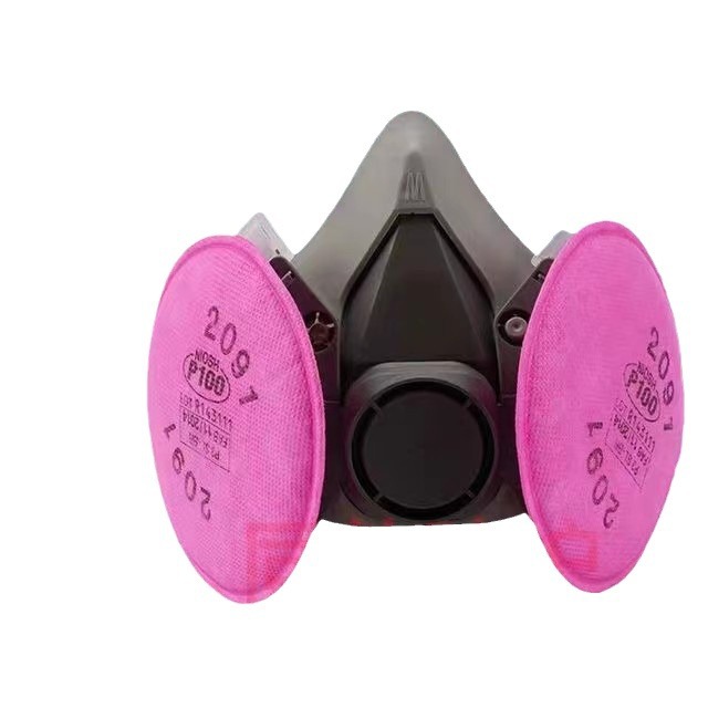 厂家批发6200防毒面具喷漆装修打磨防粉尘面罩跨境防尘毒防护面罩