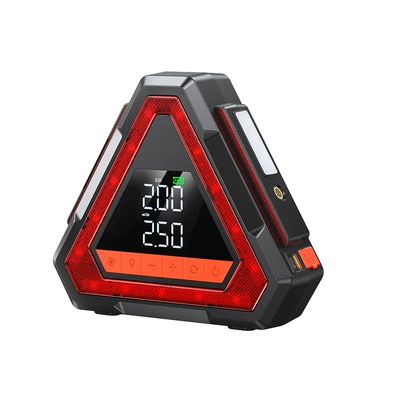 Pump All-In-One Portable Battery — Car on the line of fire