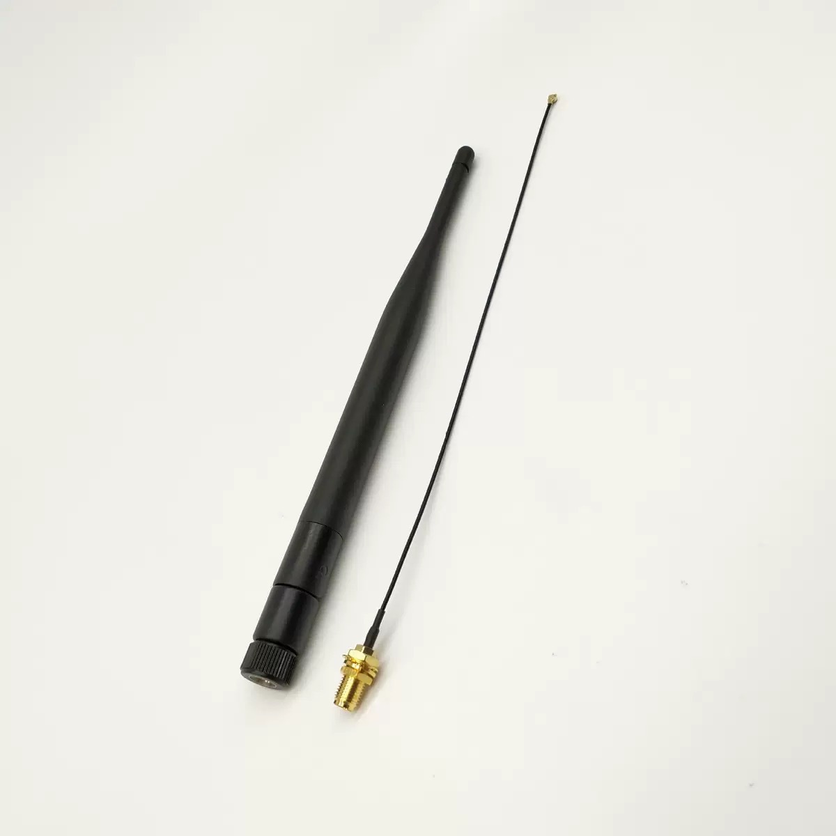 2.4G胶棒天线 SMA转RF1.13带端子路由器网卡无线上网卡高增益配件