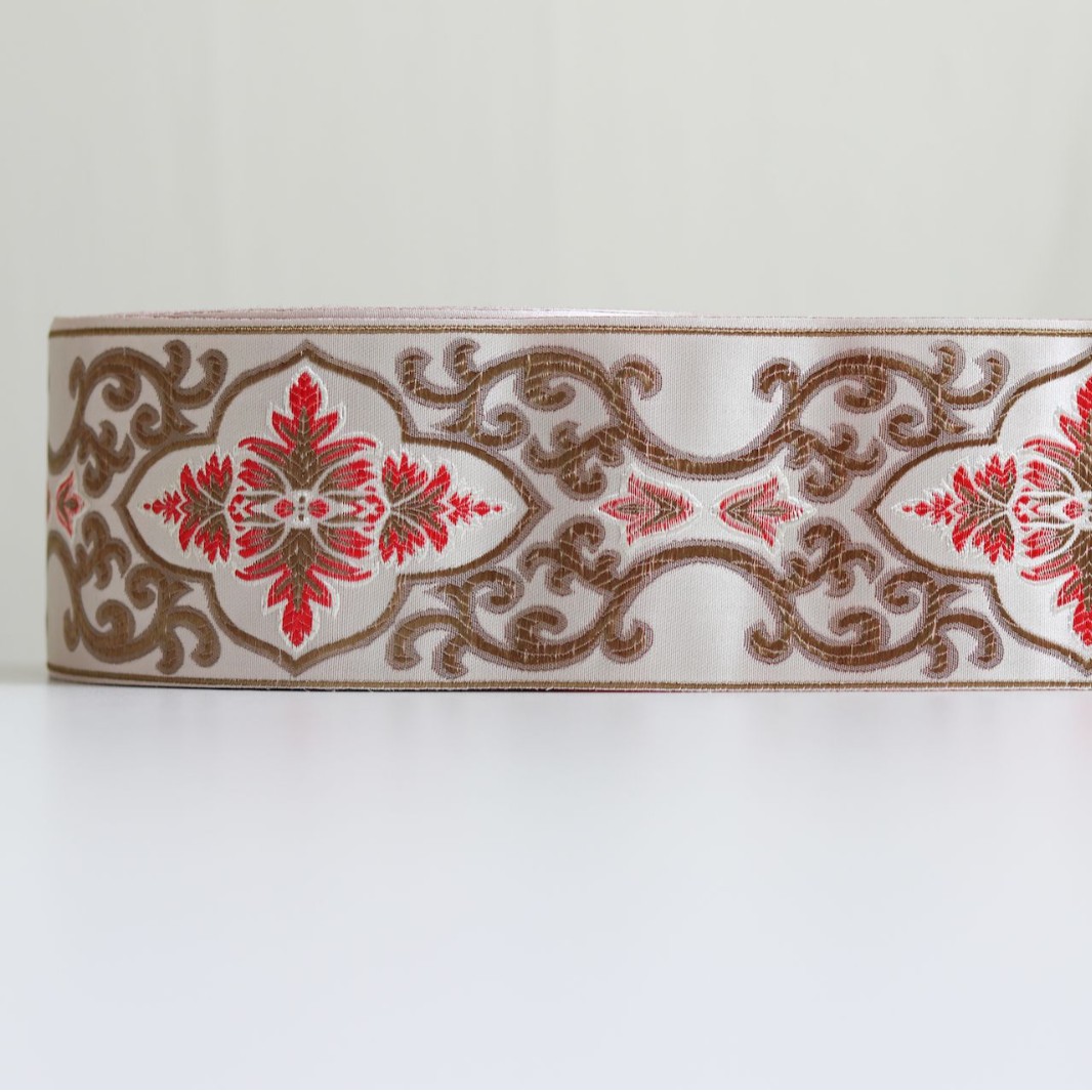9cm de ancho de hilo teñido de alta precisión de la cinta cubierta del sofá cortina de tela Xizanga Xinjiang textiles para el hogar de tela con borde