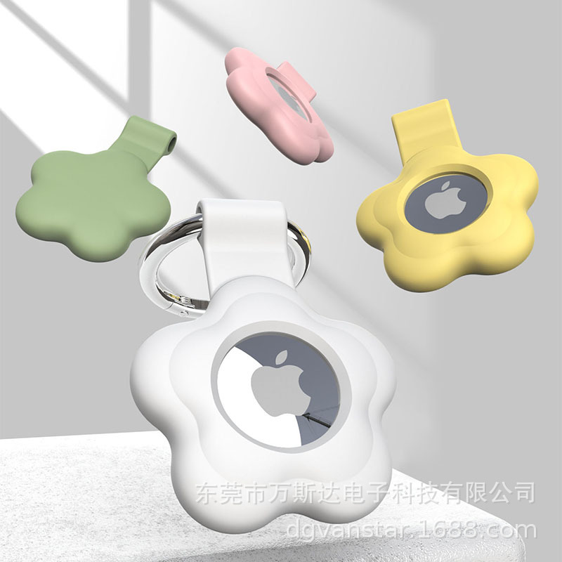 Airtag Protective Cover Is Suitable for Apple Tracker Protective Cover, Positioning Anti-Lost Device Storage Keychain New Style