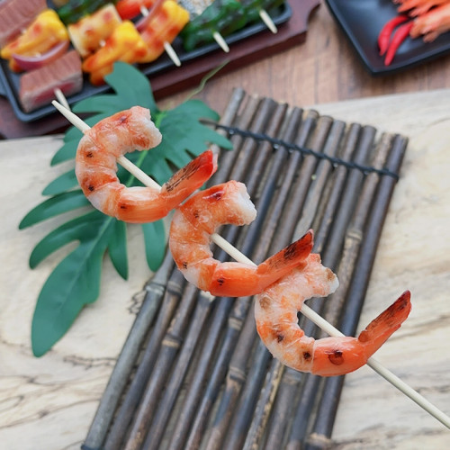 Simulated barbecue meatballs food model model room outdoor supplies display props children's play house toys