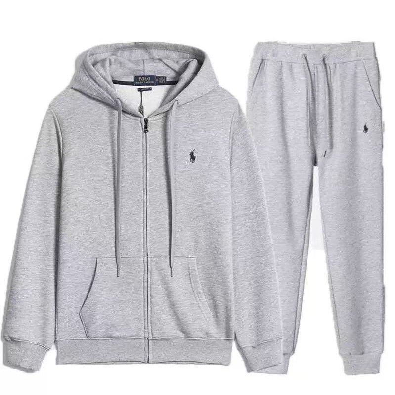 Embroidered Pony Logo Cardigan Sweatshirt Cross-Border Style Long-Sleeve Spring and Autumn Set Hooded Jacket Casual Pants Embroidered Pony Logo Cardigan Sweatshirt Cross-Border Style Long-Sleeve Spring and Autumn Set Hooded Jacket Casual Pants