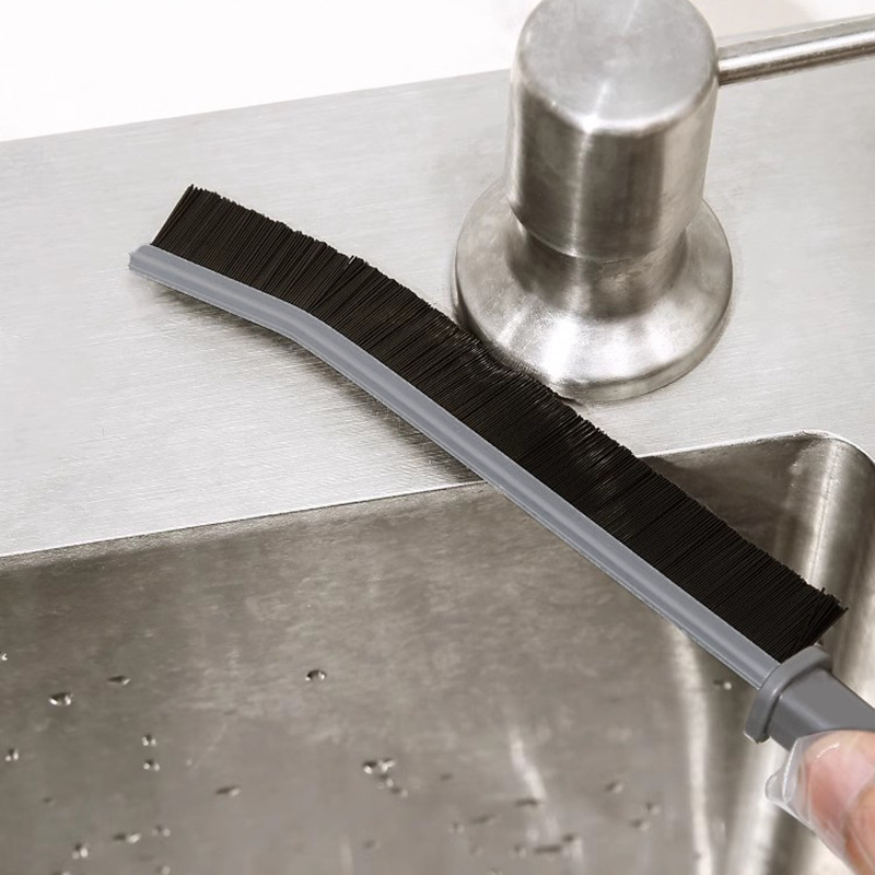 Long -handed groove cleaning tool gap brush bathroom tile gap brush…