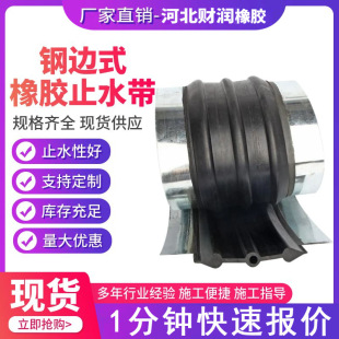 Steel Edge Rubber Water Stopper for Water Conservancy Engineering Bridge and Tunnel Construction Steel Edge Rubber Water Stopper