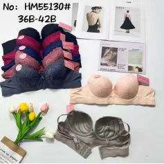 encaje interior dibujado con anillo de acero de acero sin marcas de pecho pequeño sexy cómodo brastock